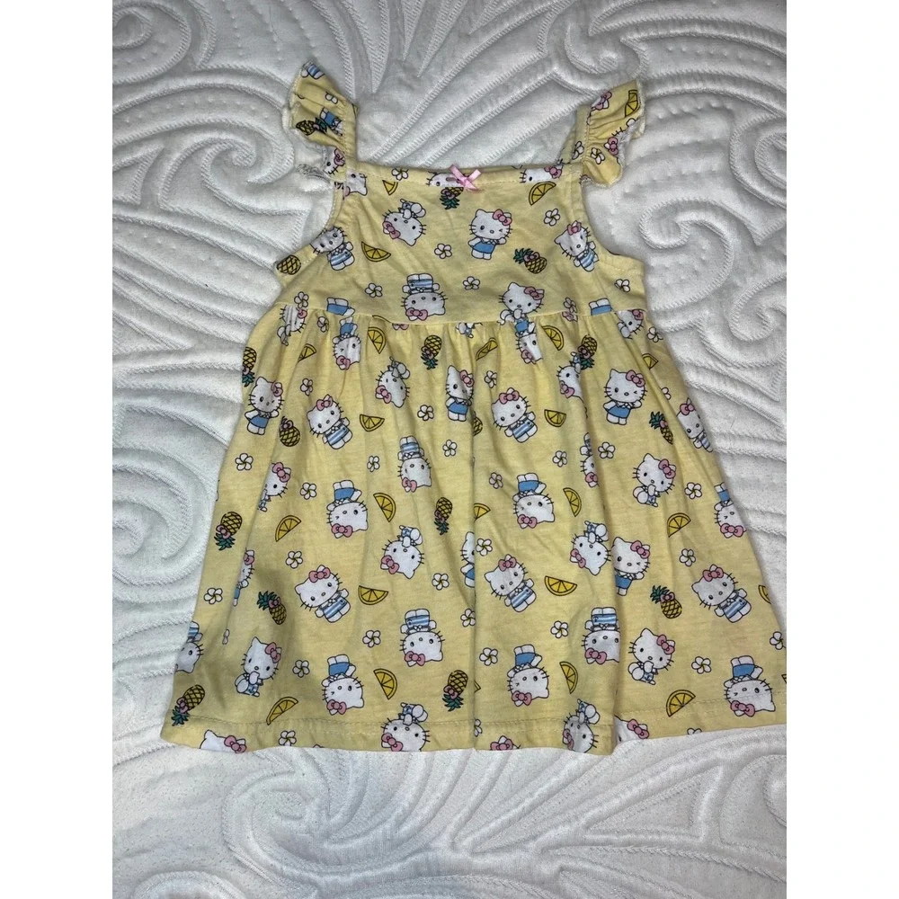 Toddler Girl 18M Kitty Cat Lot‎ 4pc Hello Kitty Dress Circo Cat & Jack Carters